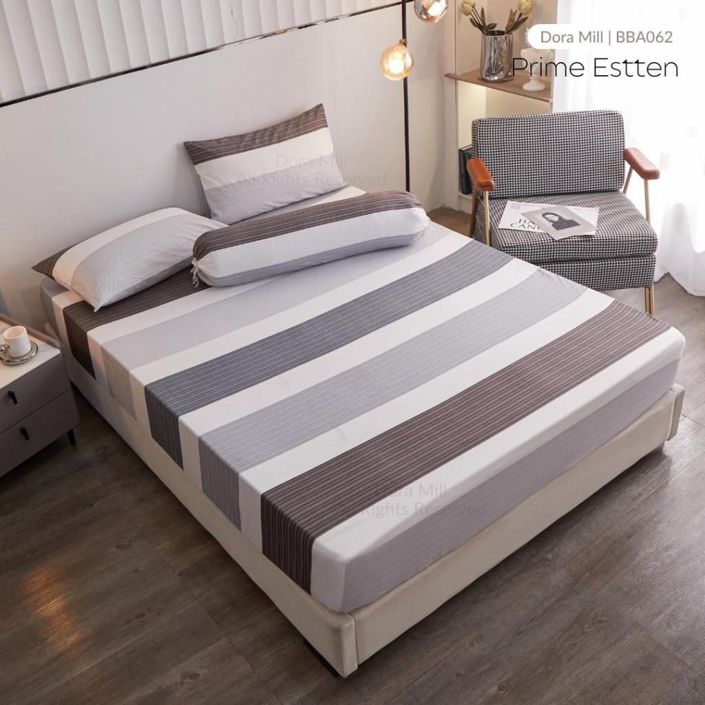 Dora Mill Classic Series Aloe Cotton Fitted Bedsheet with Pillow & Bolster Case #BBA