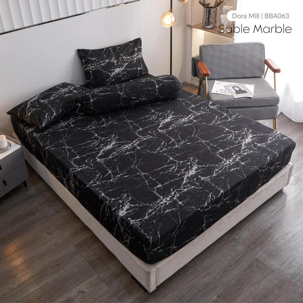 Dora Mill Classic Series Aloe Cotton Fitted Bedsheet with Pillow & Bolster Case #BBA