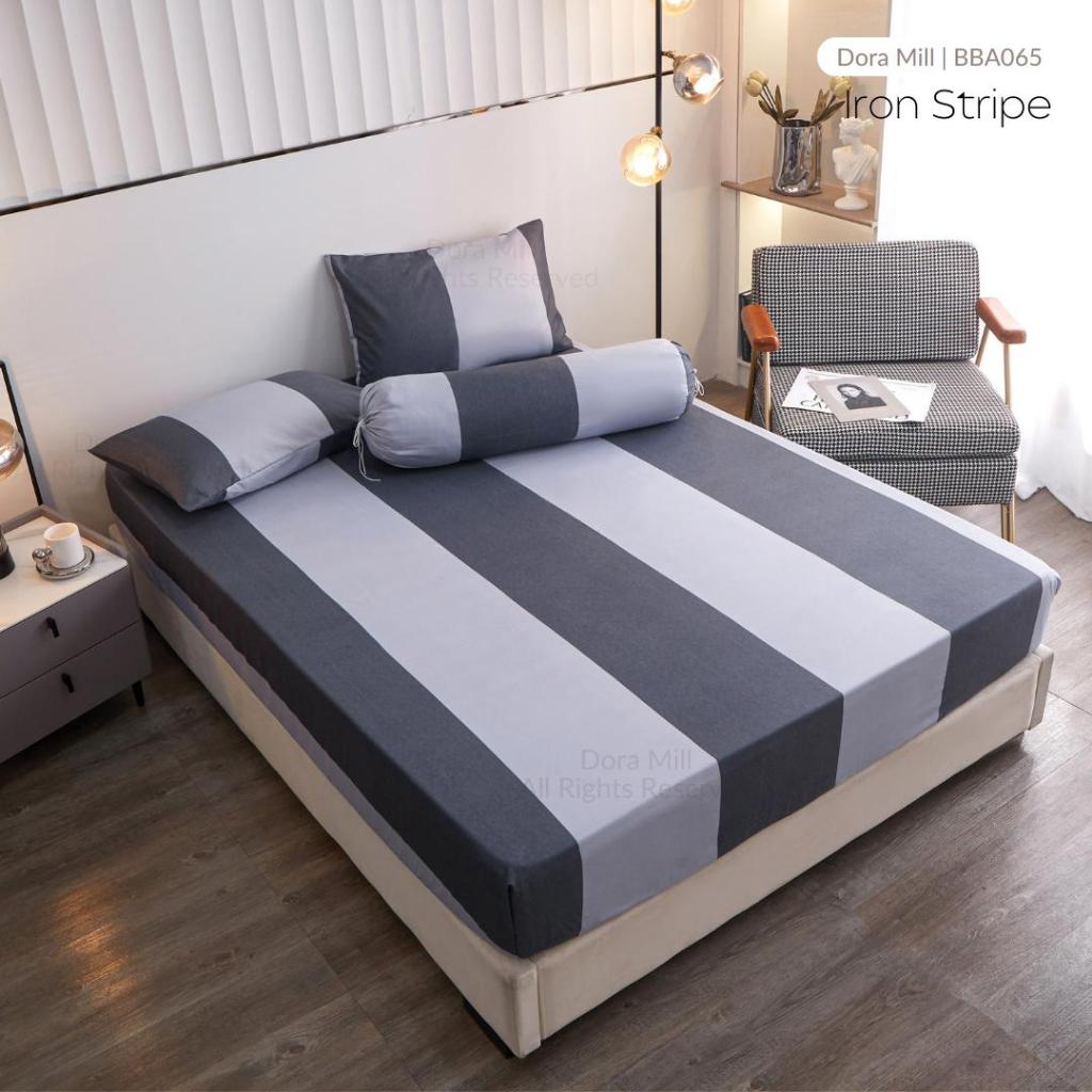 Dora Mill Classic Series Aloe Cotton Fitted Bedsheet with Pillow & Bolster Case #BBA