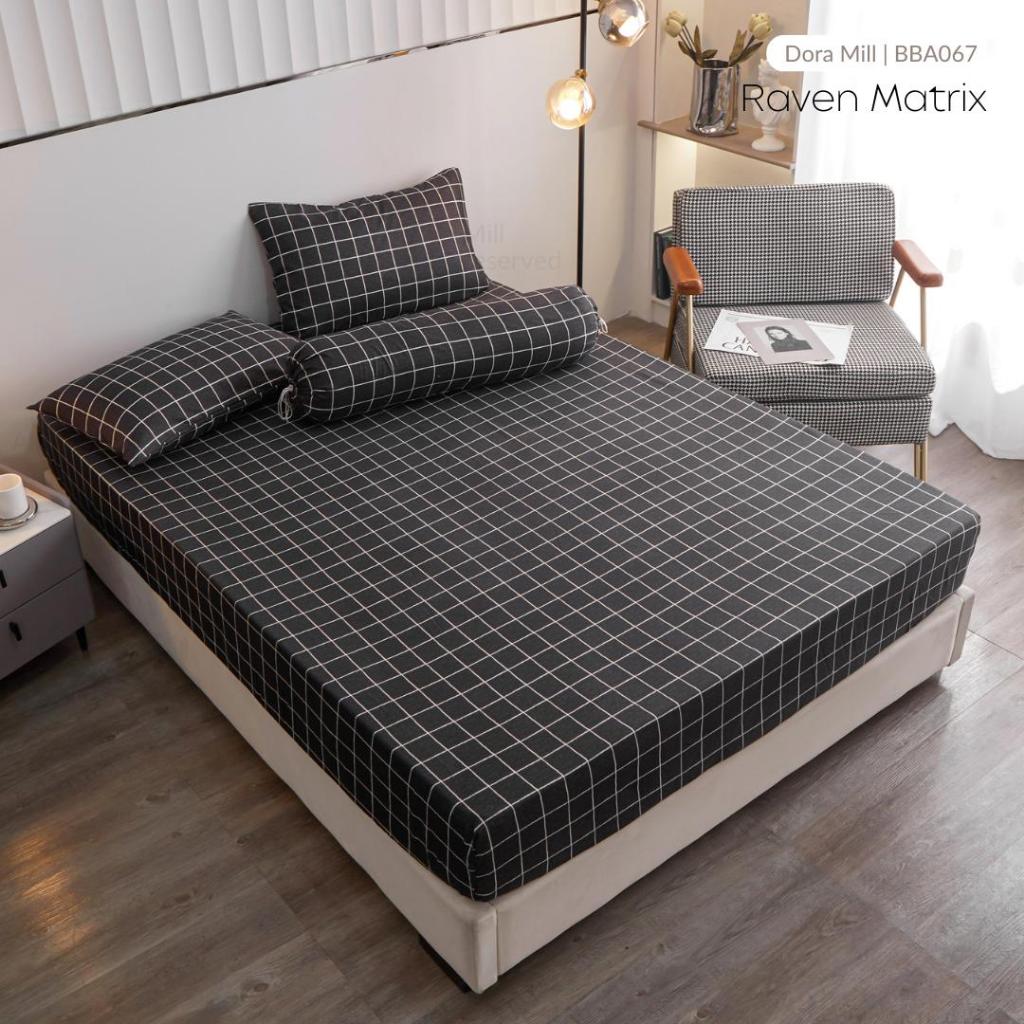 Dora Mill Classic Series Aloe Cotton Fitted Bedsheet with Pillow & Bolster Case #BBA