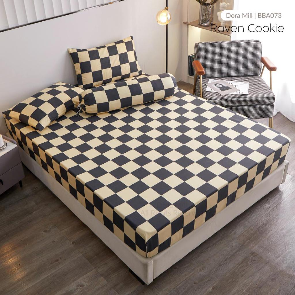 Dora Mill Classic Series Aloe Cotton Fitted Bedsheet with Pillow & Bolster Case #BBA