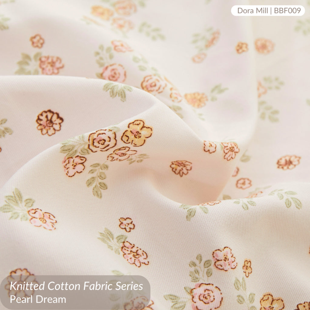 Knitted Cotton Fitted Bedsheet set w/Pillow case & Bolster case