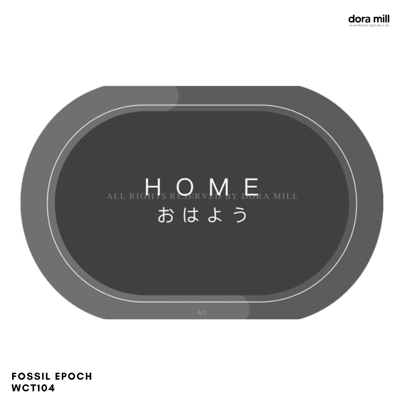 DORAMILL Water Absorbent Anti-Slip Diatom Mud Pad Carpet Floor Mat Non-Slip Kitchen Bathroom Mat WCT