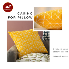 Dora Mill Classic Series Linen Cotton Throw Pillow Case – Sofa Cushion Cover #AZA