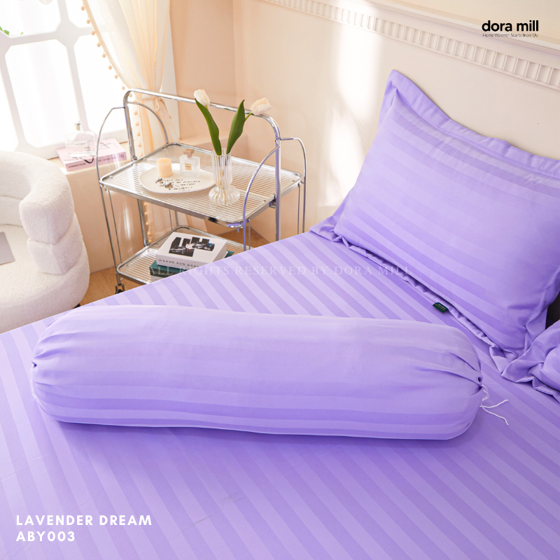 Hotel Series 3cm Stripe Quilt Cover Fitted Bedsheet Set by Dora Mill #BAY