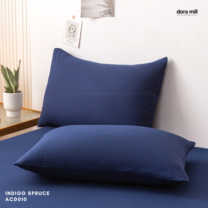 Plain Color Aloe Cotton Comforter Bedsheet Set by Dora Mill #BAX