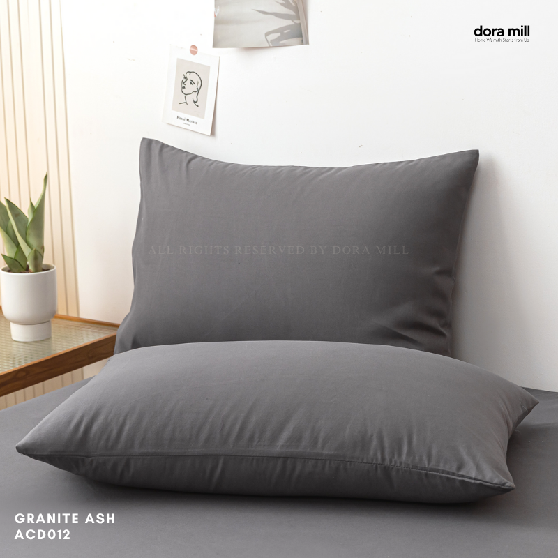 Plain Color Aloe Cotton Comforter Bedsheet Set by Dora Mill #BAX