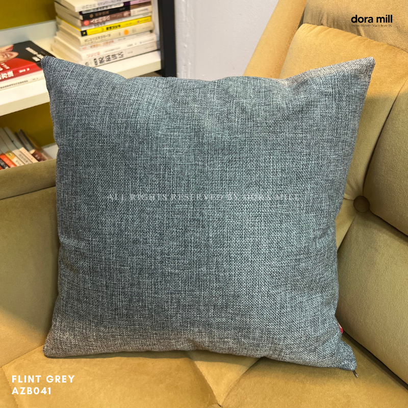 Plain Linen Cushion Cover for Sofa or Bed Soft Decorative Throw Pillow Case by Dora Mill #AZB