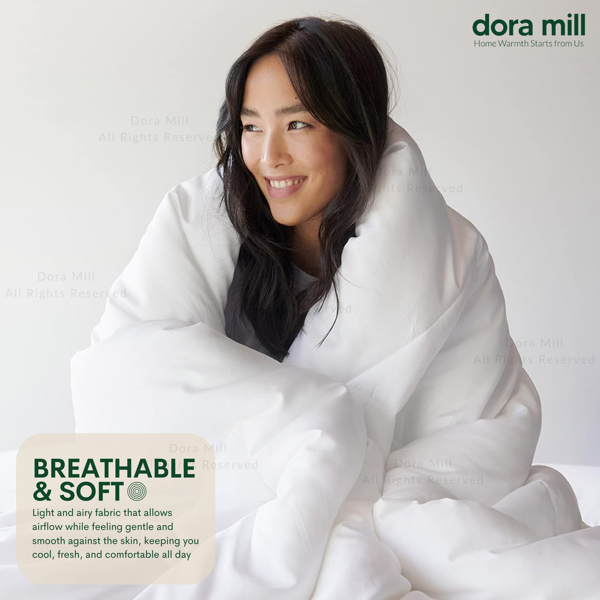 Plain Color Aloe Cotton Comforter Bedsheet Set by Dora Mill #BAX