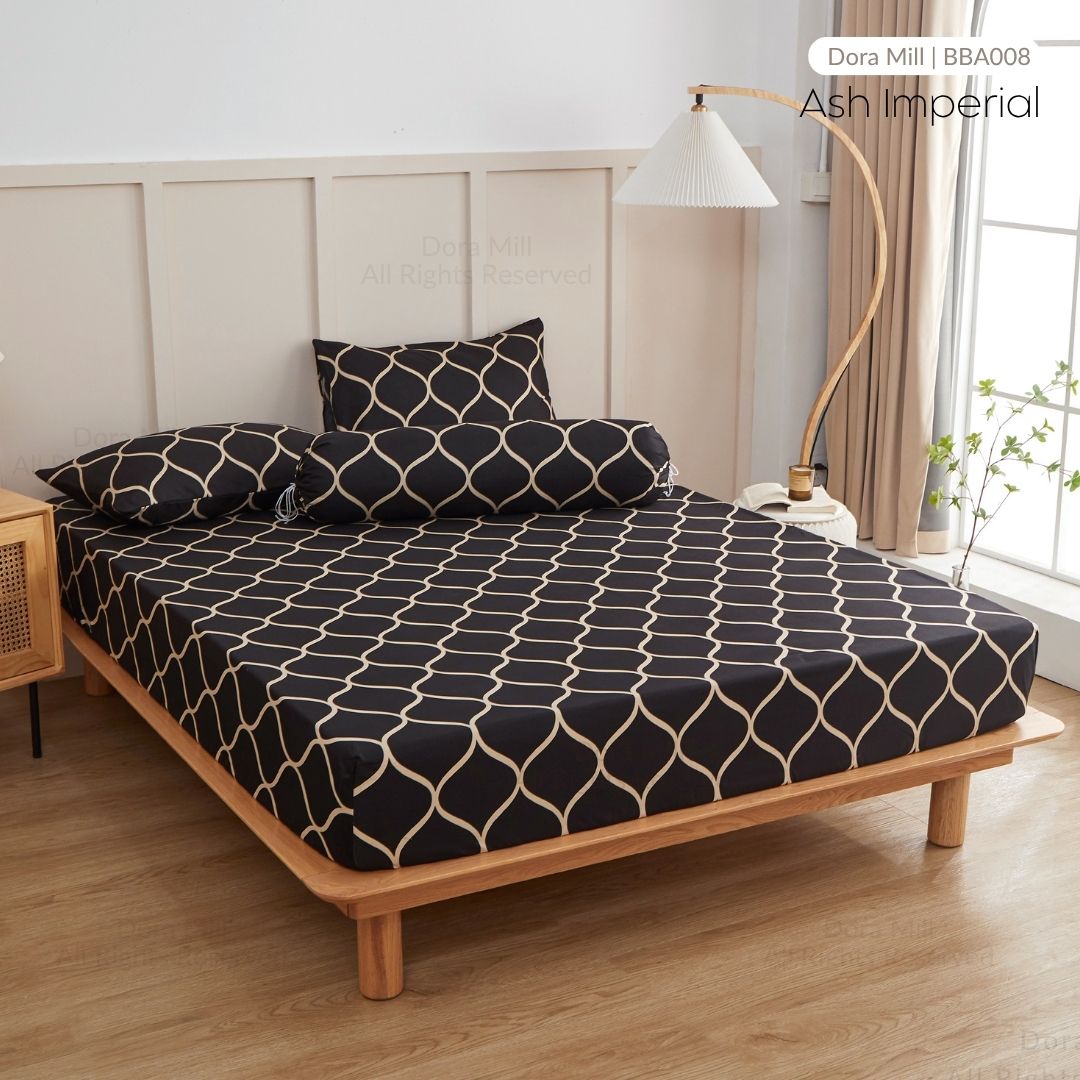 DORAMILL Aloe Cotton Fitted Bedsheet Set #BBA