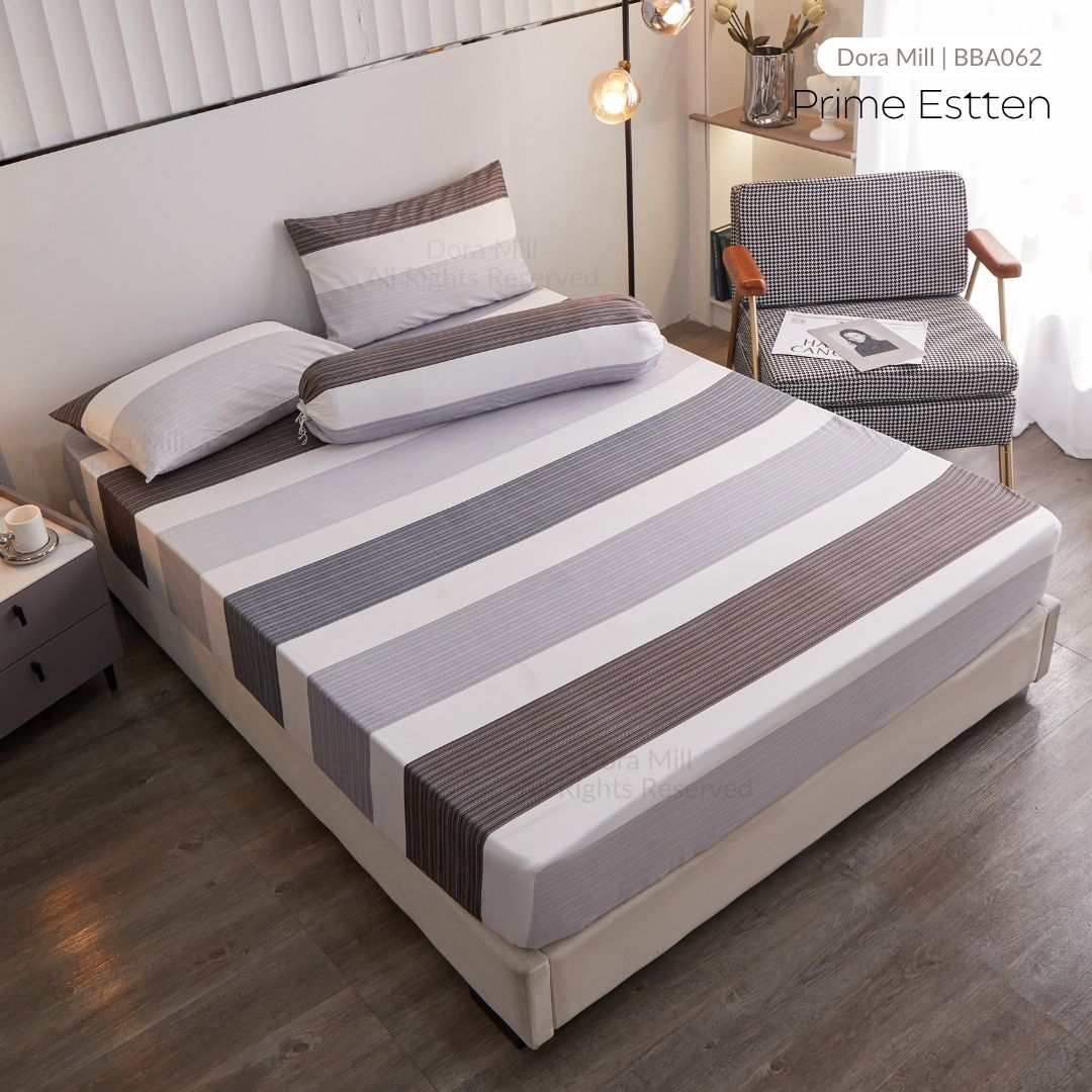 DORAMILL Aloe Cotton Fitted Bedsheet Set #BBA