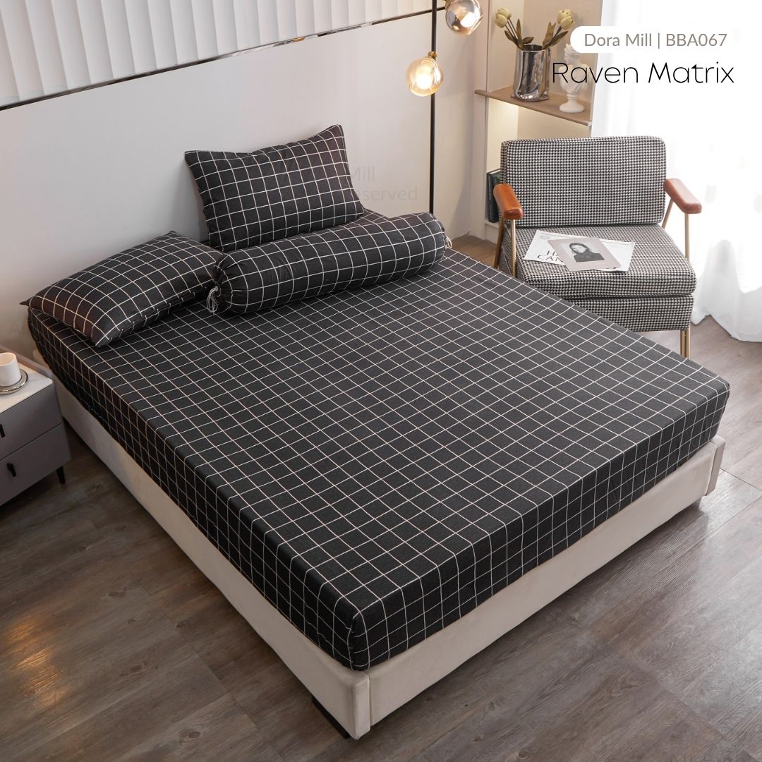 DORAMILL Aloe Cotton Fitted Bedsheet Set #BBA