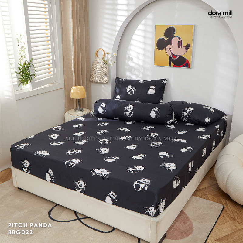 Dora Mill 880TC Combed Cotton Fitted Bedsheet Set with Bolster Case - Single/Queen/King