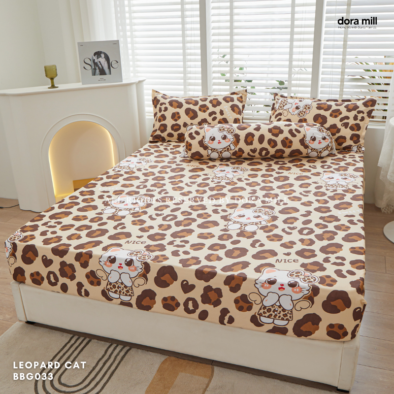 Dora Mill 880TC Combed Cotton Fitted Bedsheet Set with Bolster Case - Single/Queen/King