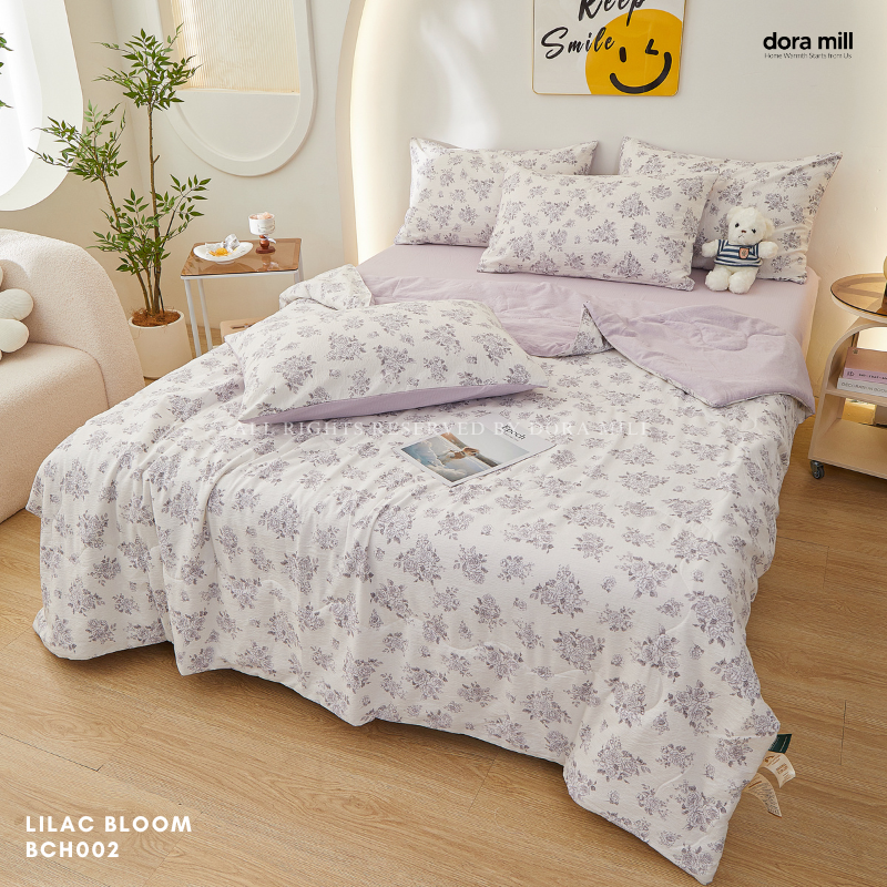 Dora Mill Kapure Cotton Comforter Bedsheet Set - Super Single/Queen/King #BCH