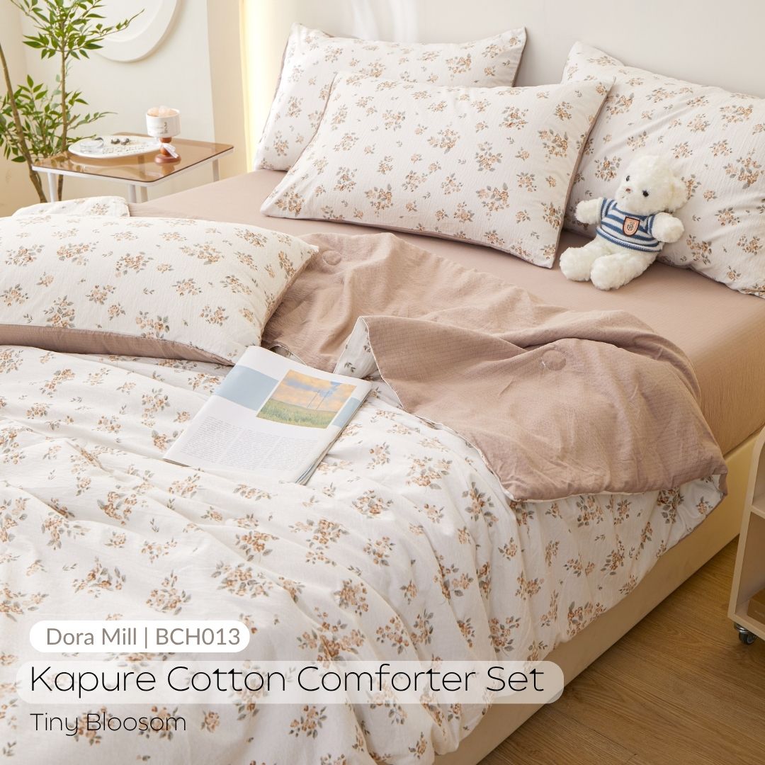 DORAMILL Premium AirWeave Cotton Comforter Bedsheet Set #BCH
