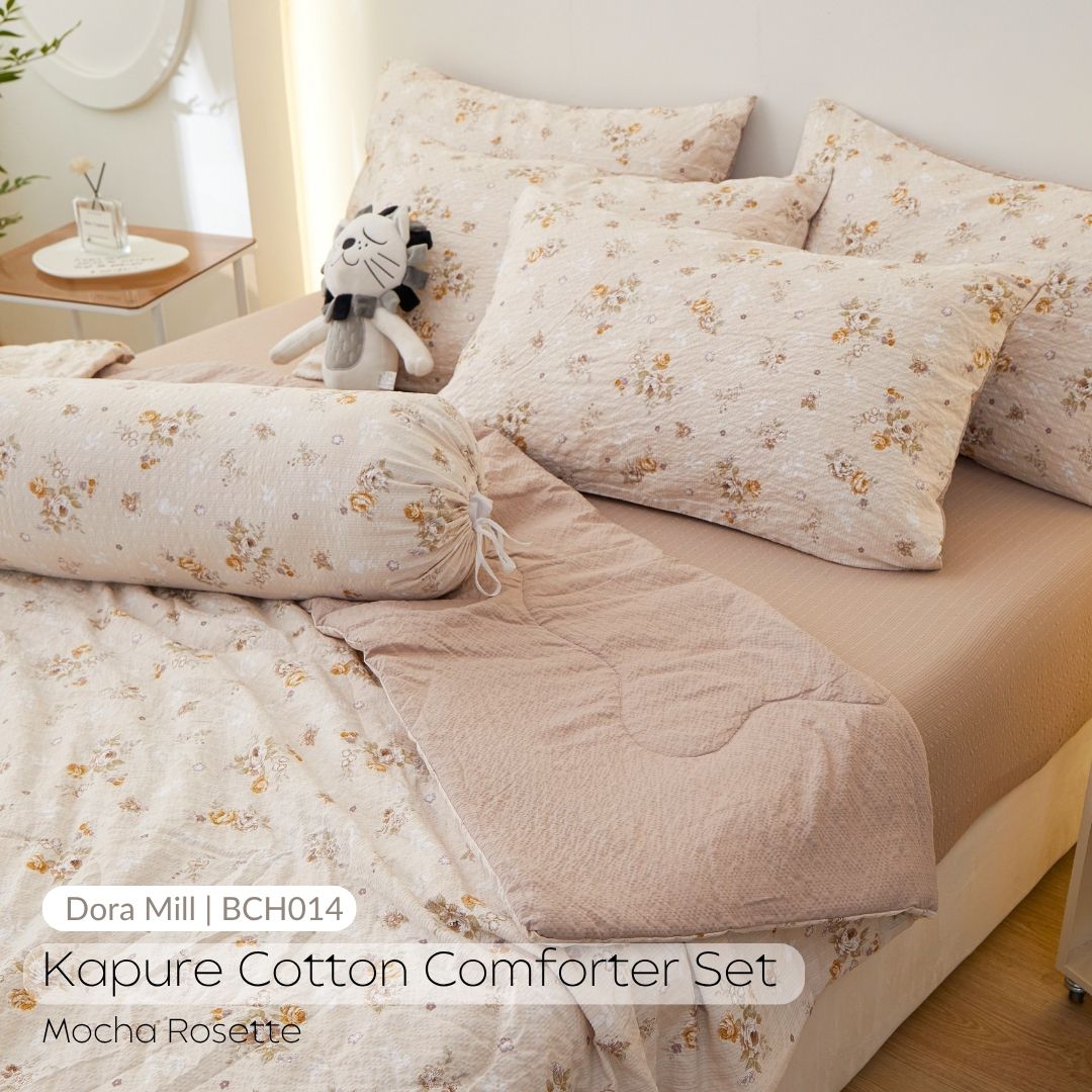 DORAMILL Premium AirWeave Cotton Comforter Bedsheet Set #BCH