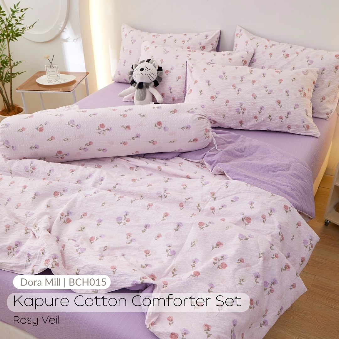 DORAMILL Premium AirWeave Cotton Comforter Bedsheet Set #BCH