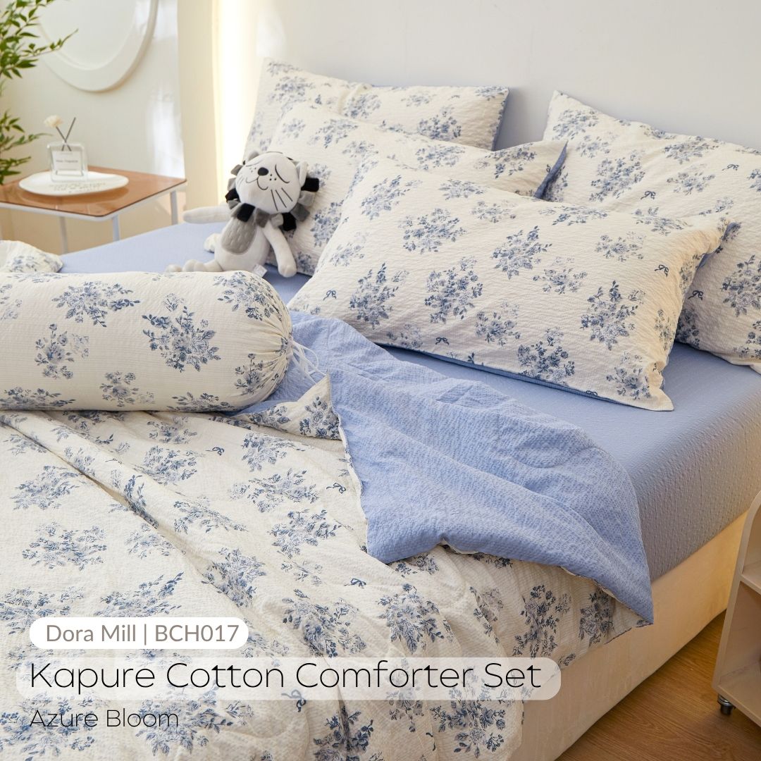 DORAMILL Premium AirWeave Cotton Comforter Bedsheet Set #BCH