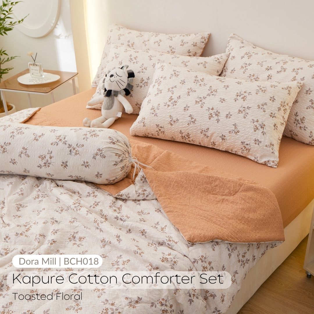 DORAMILL Premium AirWeave Cotton Comforter Bedsheet Set #BCH