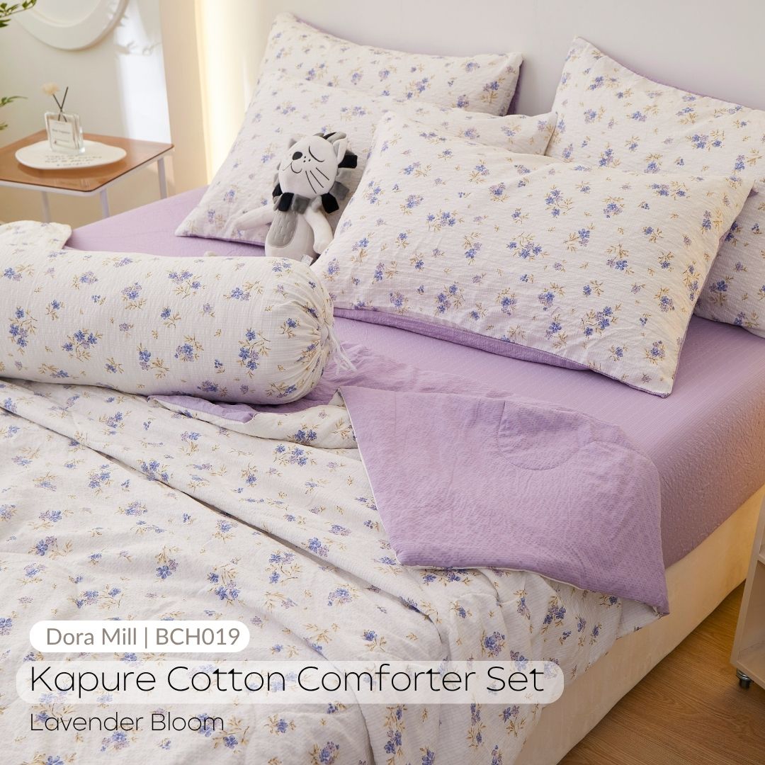 DORAMILL Premium AirWeave Cotton Comforter Bedsheet Set #BCH