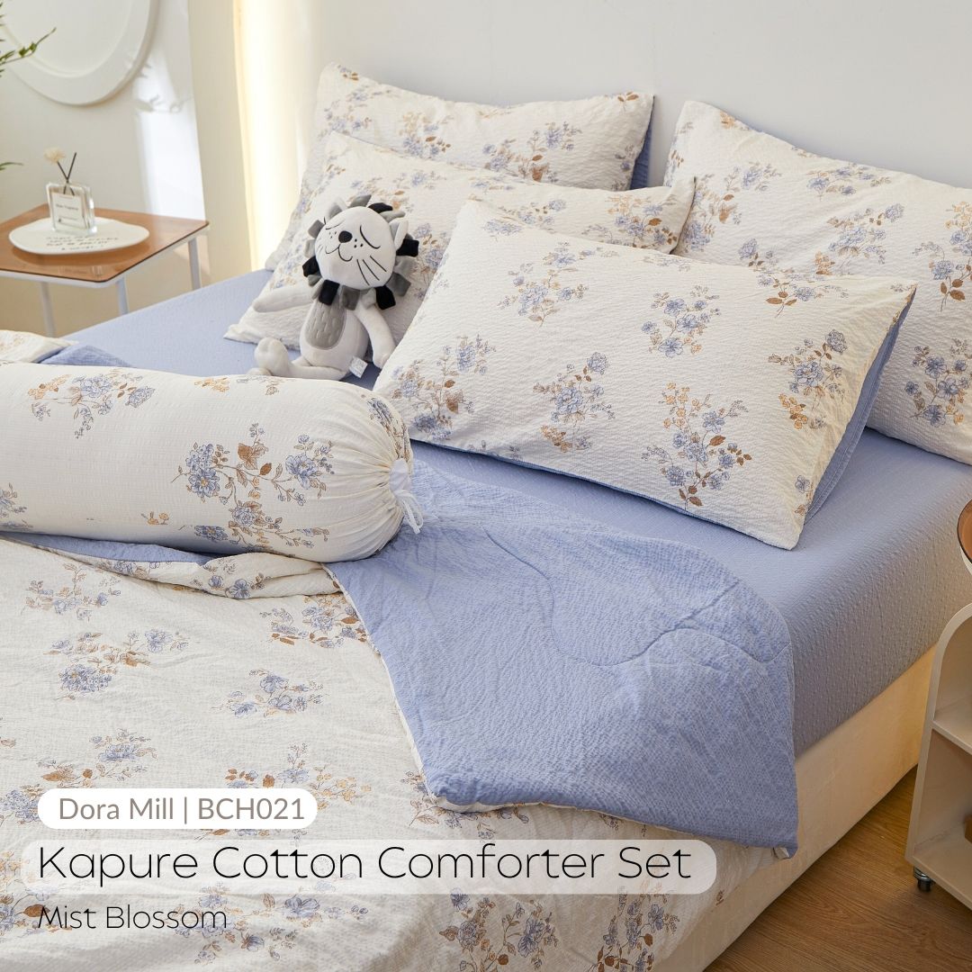 DORAMILL Premium AirWeave Cotton Comforter Bedsheet Set #BCH