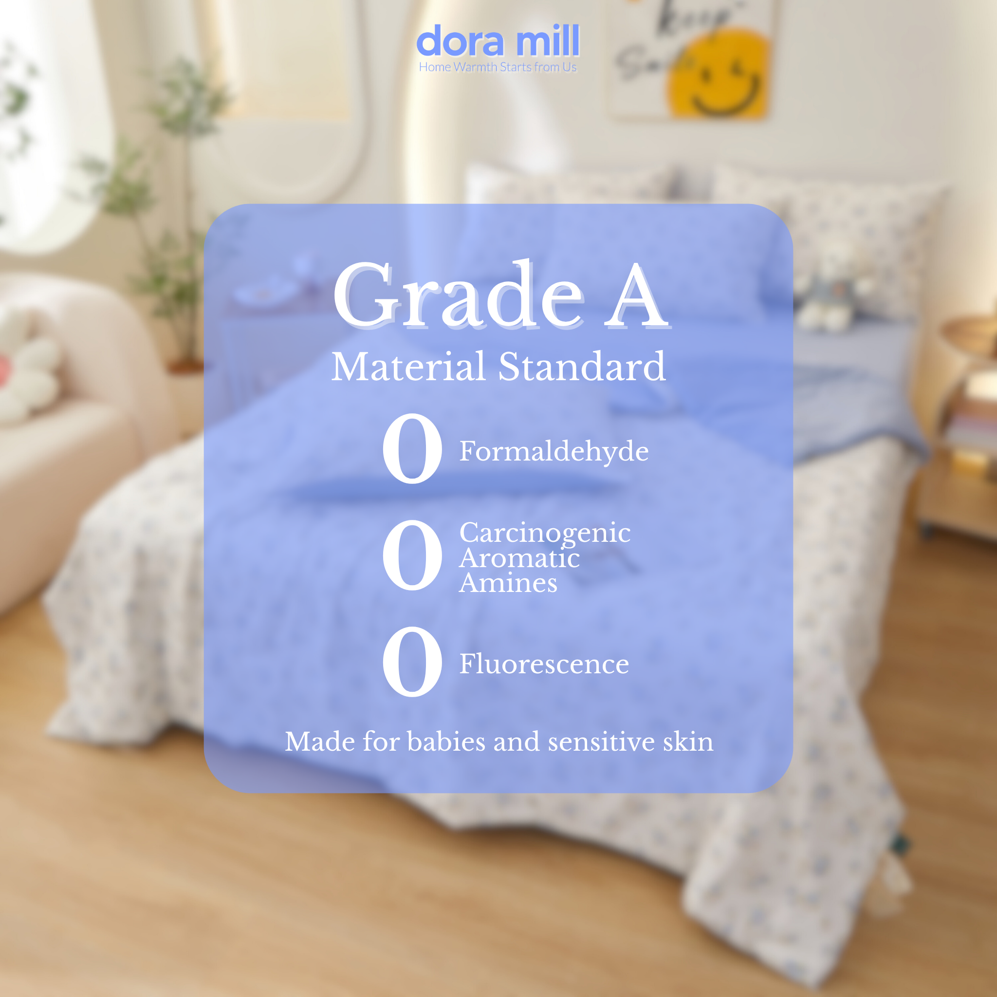 Dora Mill Kapure Cotton Comforter Bedsheet Set - Super Single/Queen/King #BCH