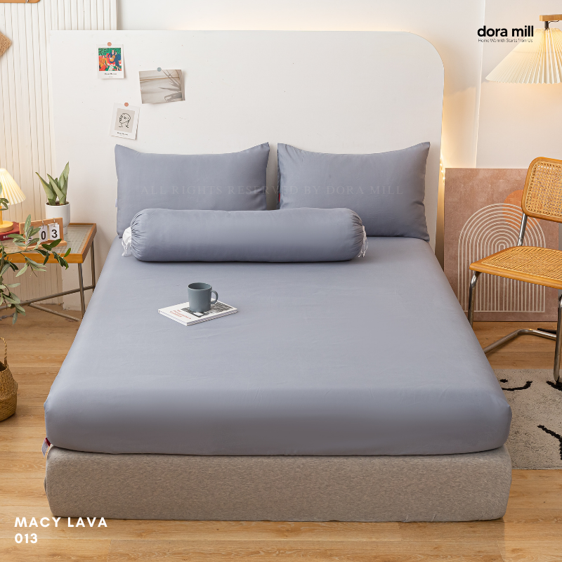 Plain Color Aloe Cotton Bedding Essentials Bedsheet Pillowcase Comforter and Quilt Cover by Dora Mill #BFP