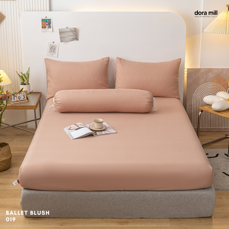 Plain Color Aloe Cotton Bedding Essentials Bedsheet Pillowcase Comforter and Quilt Cover by Dora Mill #BFP