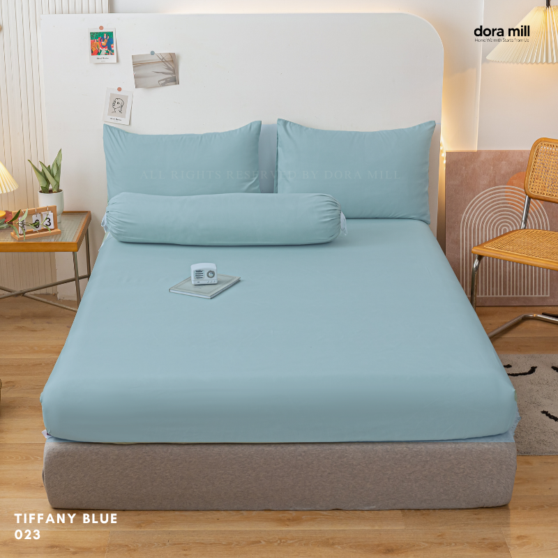 Plain Color Aloe Cotton Bedding Essentials Bedsheet Pillowcase Comforter and Quilt Cover by Dora Mill #BFP