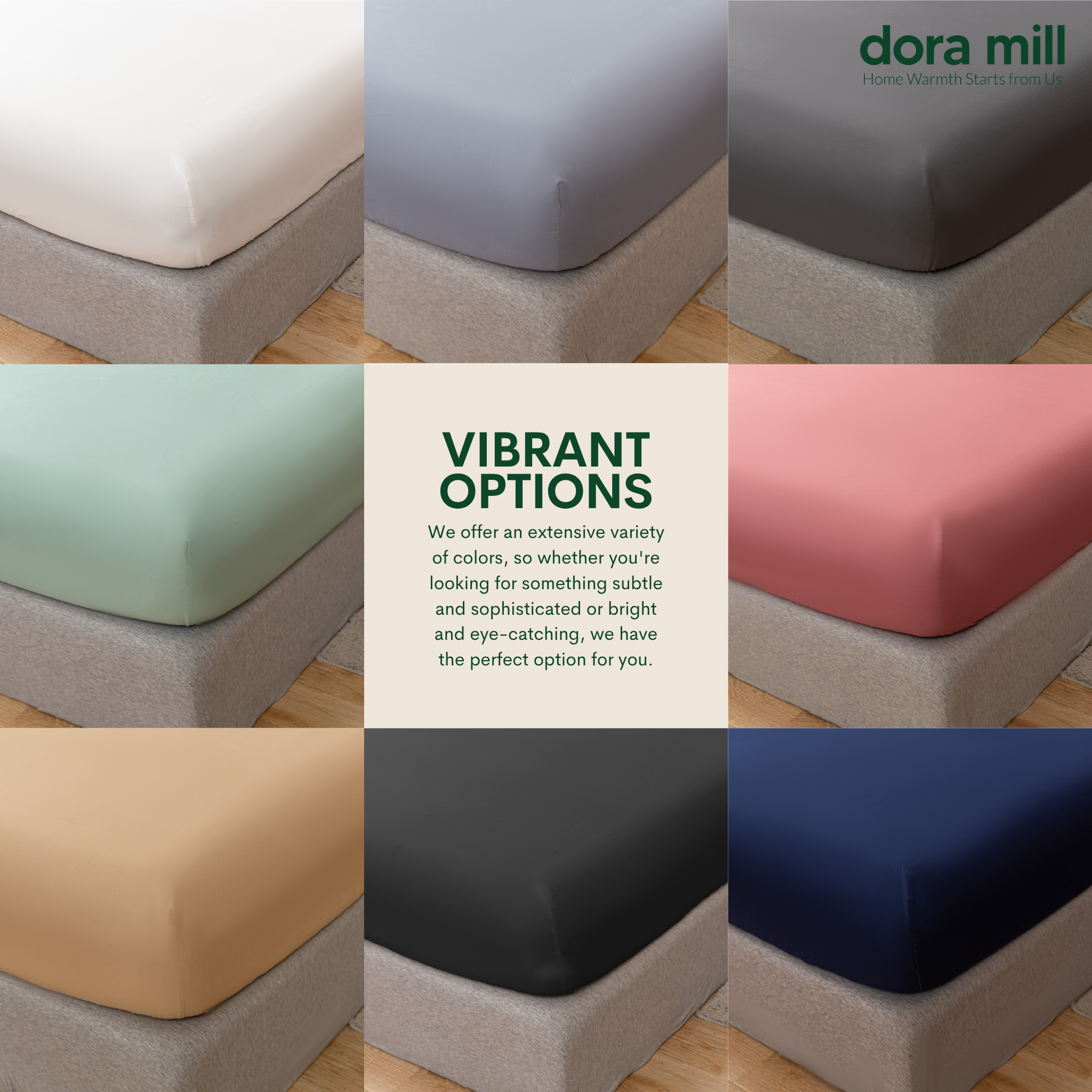 Plain Color Aloe Cotton Bedding Essentials Bedsheet Pillowcase Comforter and Quilt Cover by Dora Mill #BFP