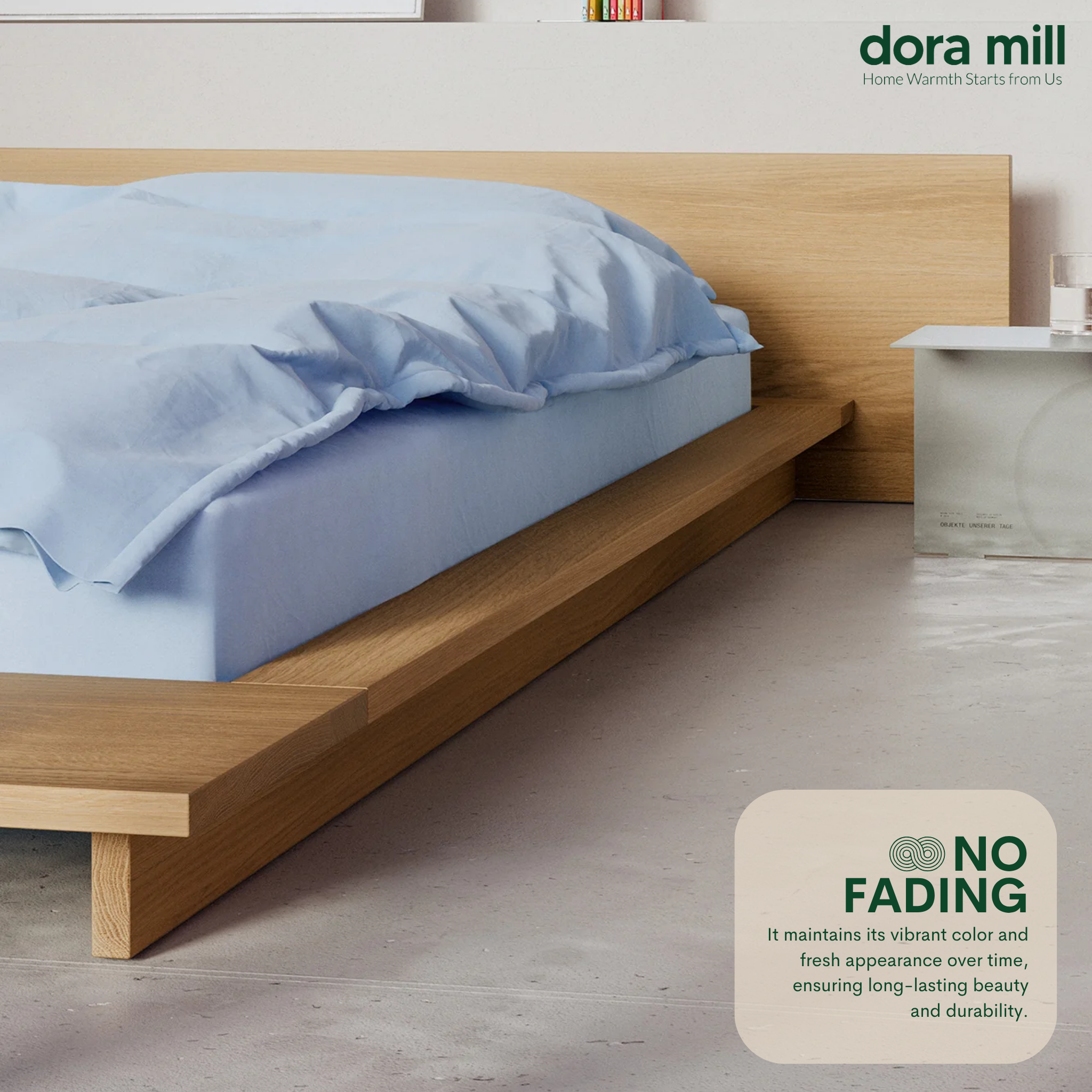 Plain Color Aloe Cotton Bedding Essentials Bedsheet Pillowcase Comforter and Quilt Cover by Dora Mill #BFP