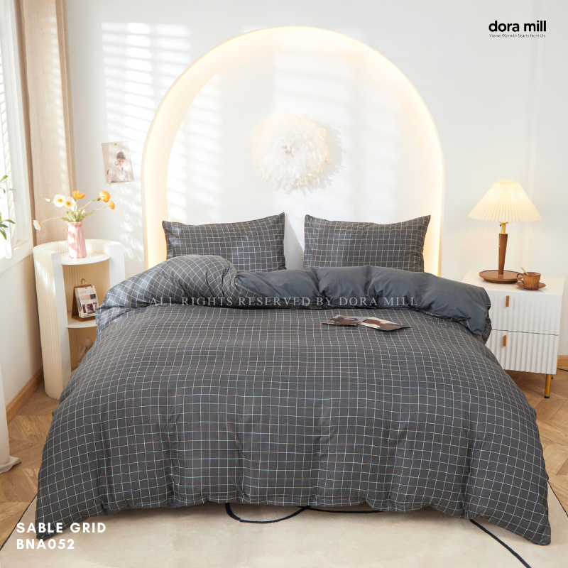 Dora Mill Combed Cotton Quilt Cover (not included Quilt) - Single/Queen #BNA