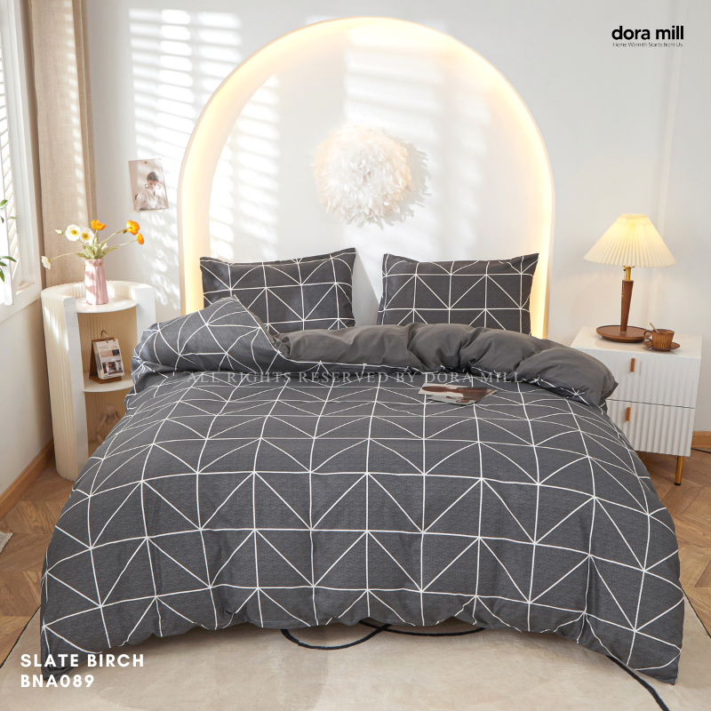 Dora Mill Combed Cotton Quilt Cover (not included Quilt) - Single/Queen #BNA