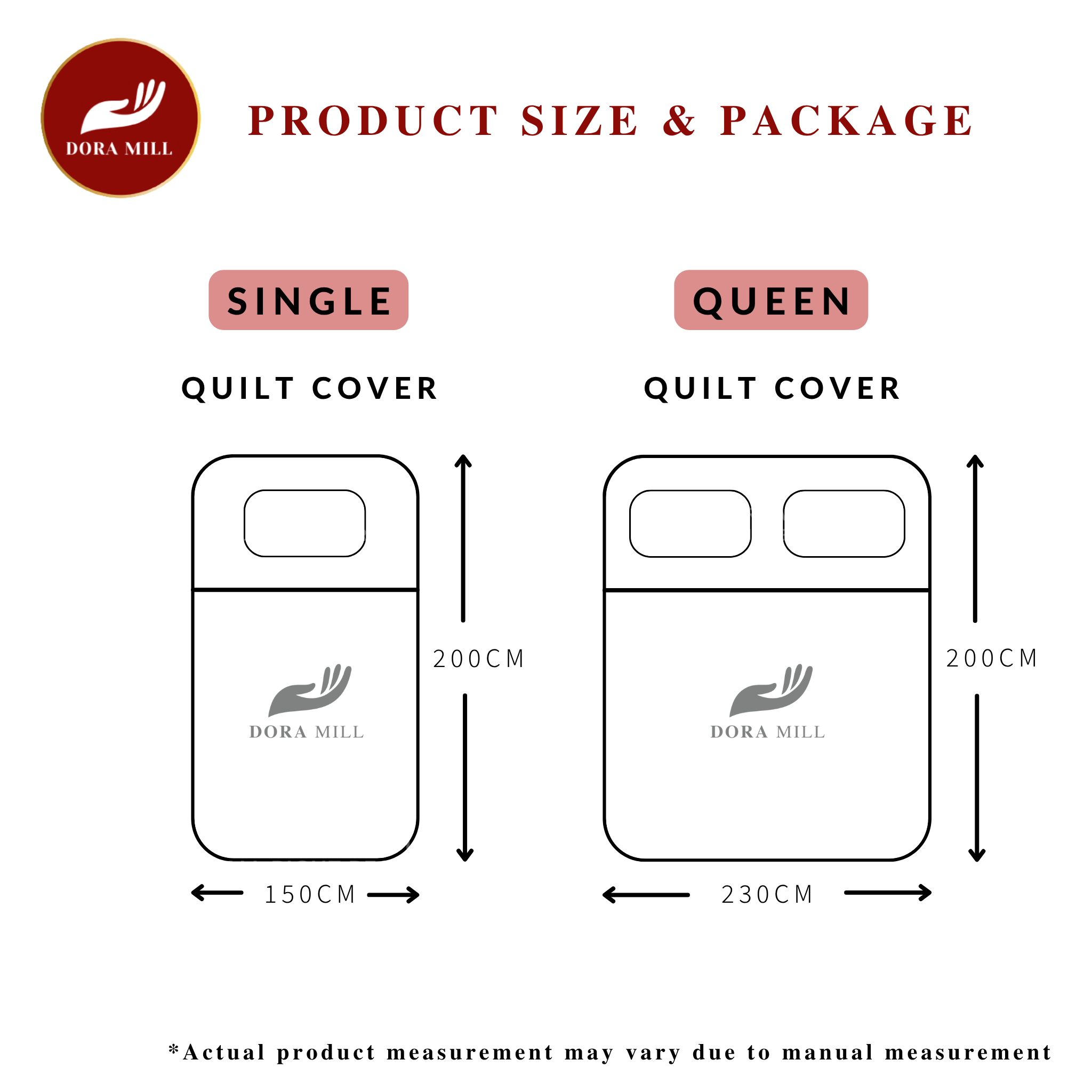 Dora Mill Combed Cotton Quilt Cover (not included Quilt) - Single/Queen #BNA