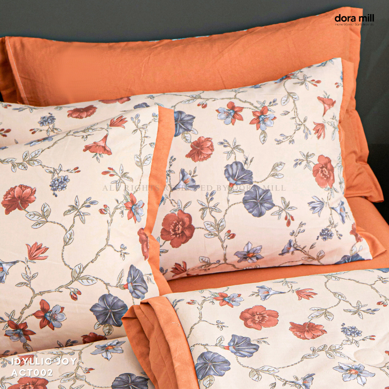 Washed Cotton Linen Summer Comforter 5in1 Bedsheet Set by Dora Mill #BBT