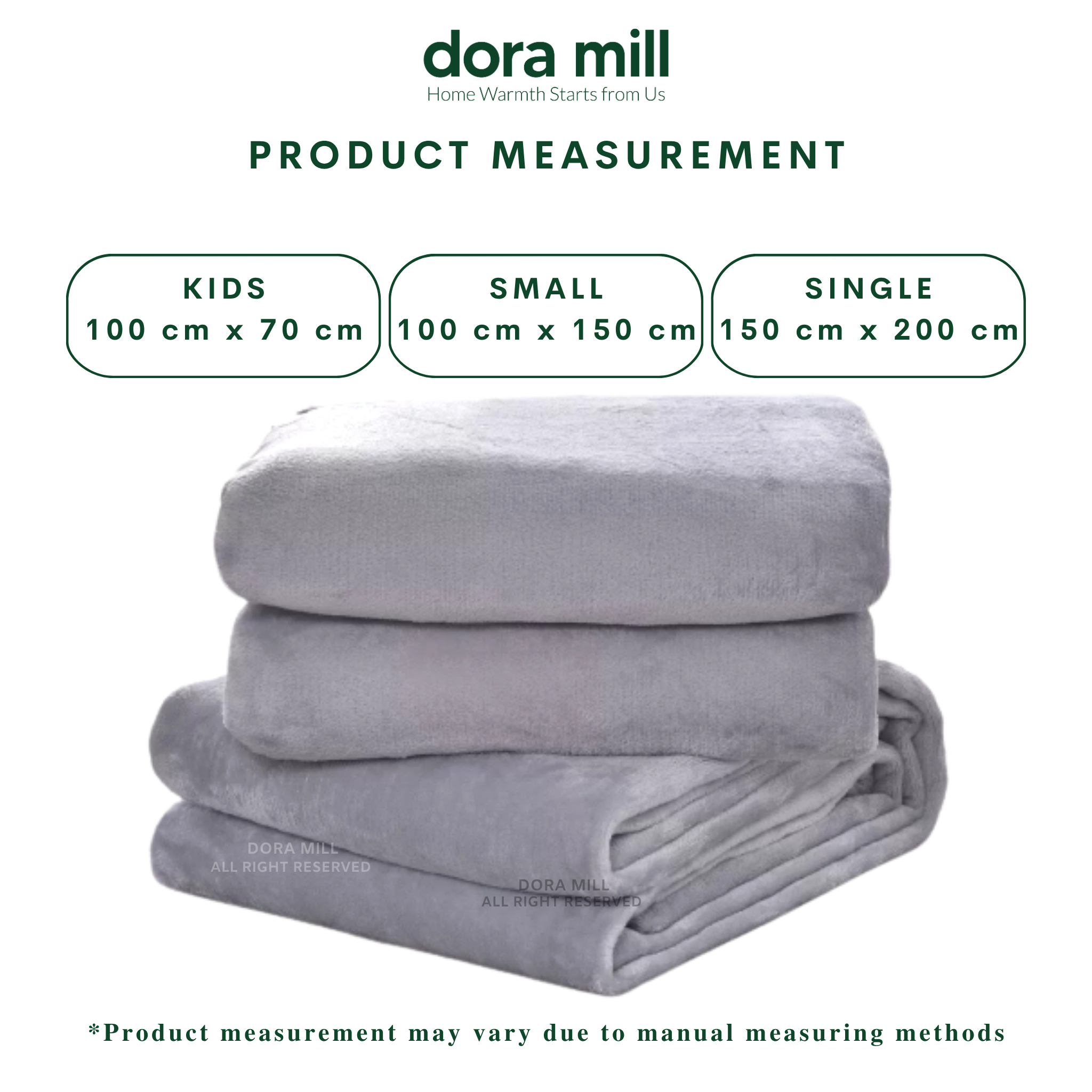 Plain Coral Velvet Fleece Blanket Ultra Soft Warm Throw for Bed or Sofa DORA MILL #BXC