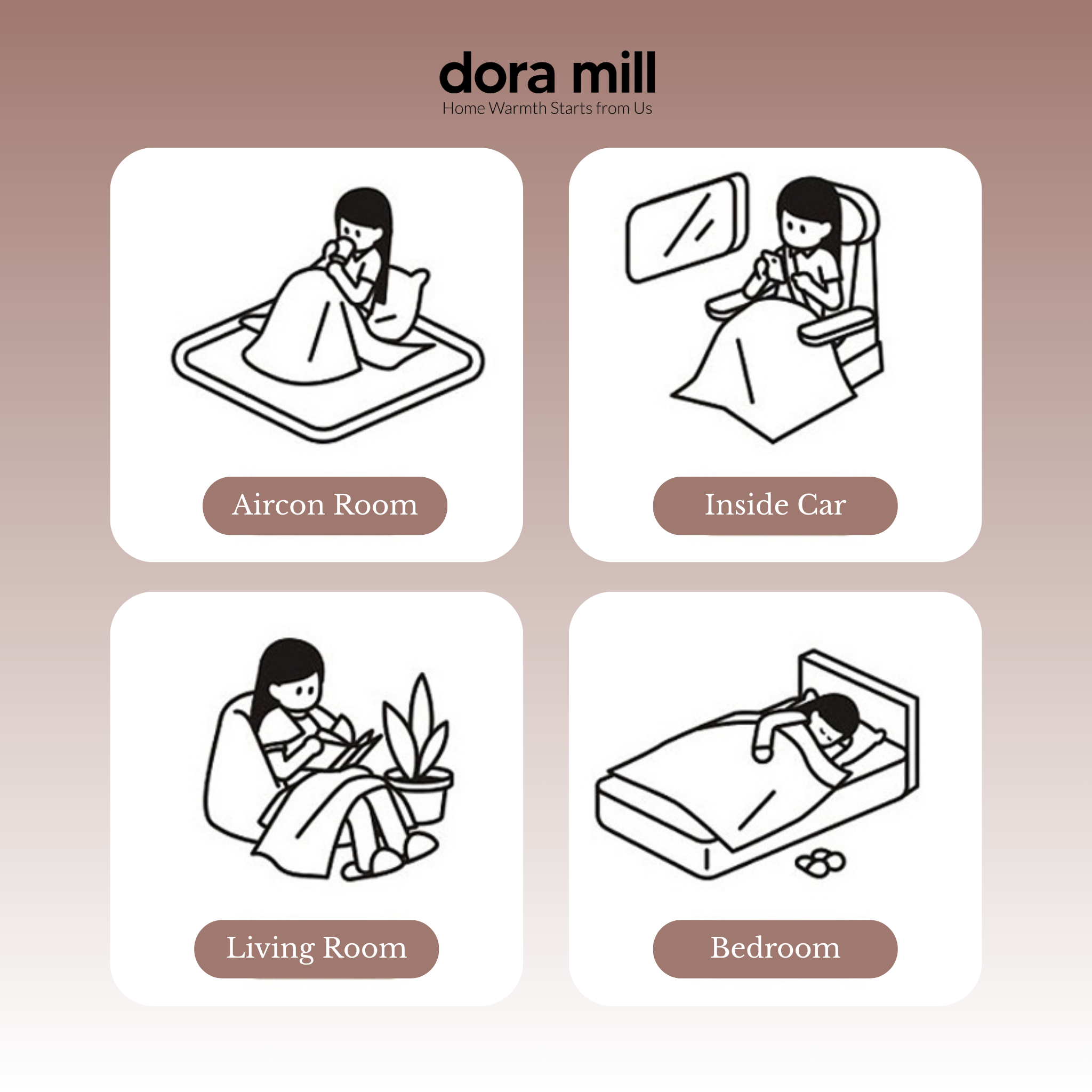 Dora Mill Imitation Rabbit Fur Fabric Blanket / Travel /Sofa Blanket #BXQ