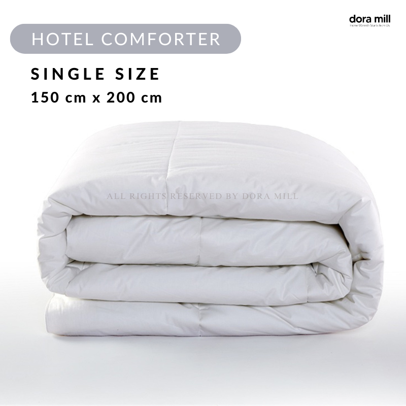Dora Mill Feather Touch Hotel Comforter - Single/Queen/King #BXW