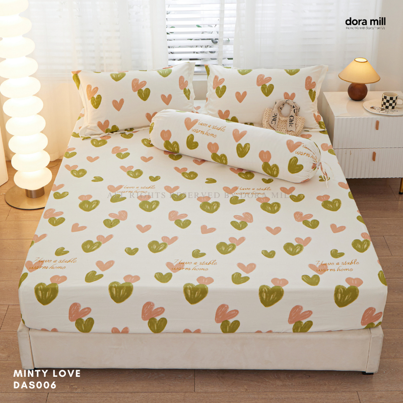 Washed Cotton Linen Pillowcase Bolster Case and Fitted Bedsheet Sold Separately by Dora Mill #DAS