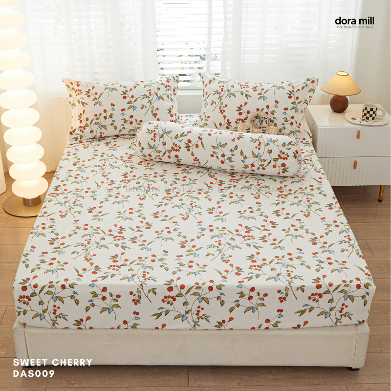 Washed Cotton Linen Pillowcase Bolster Case and Fitted Bedsheet Sold Separately by Dora Mill #DAS