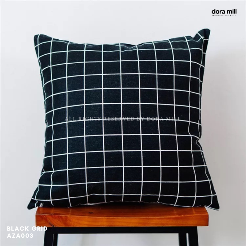 Dora Mill Classic Series Linen Cotton Throw Pillow Case – Sofa Cushion Cover #AZA