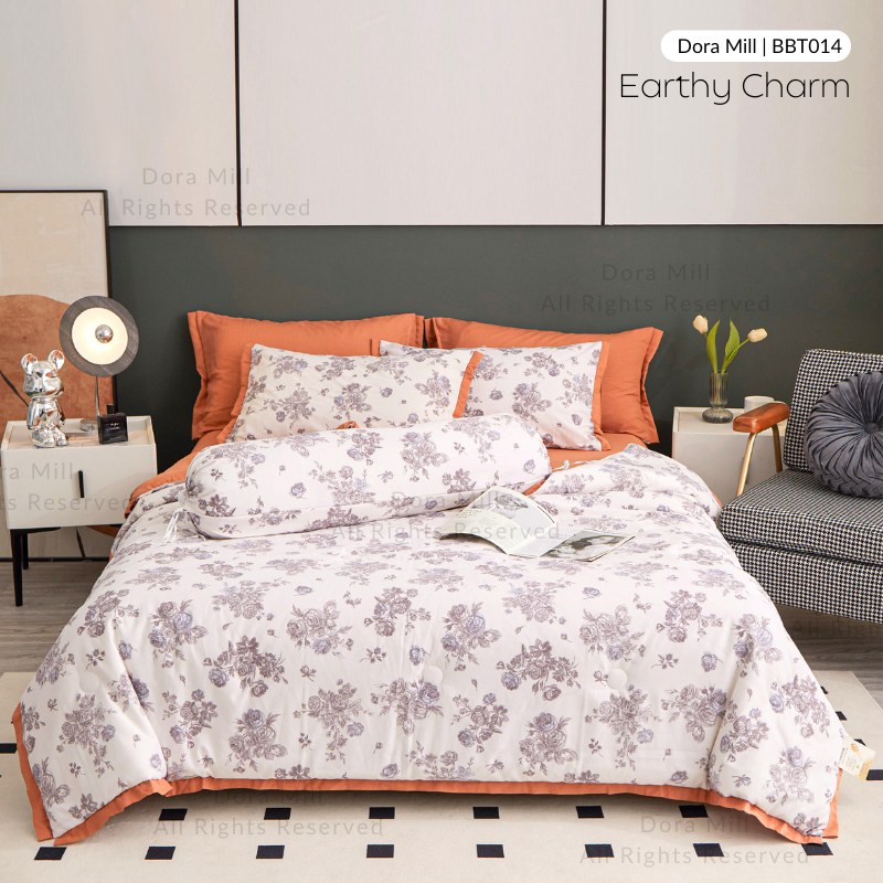 Washed Cotton Linen Summer Comforter 5in1 Bedsheet Set by Dora Mill #BBT