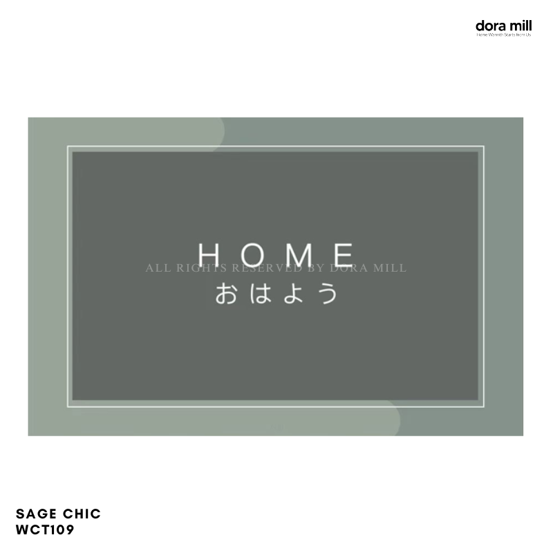 DORAMILL Water Absorbent Anti-Slip Diatom Mud Pad Carpet Floor Mat Non-Slip Kitchen Bathroom Mat WCT