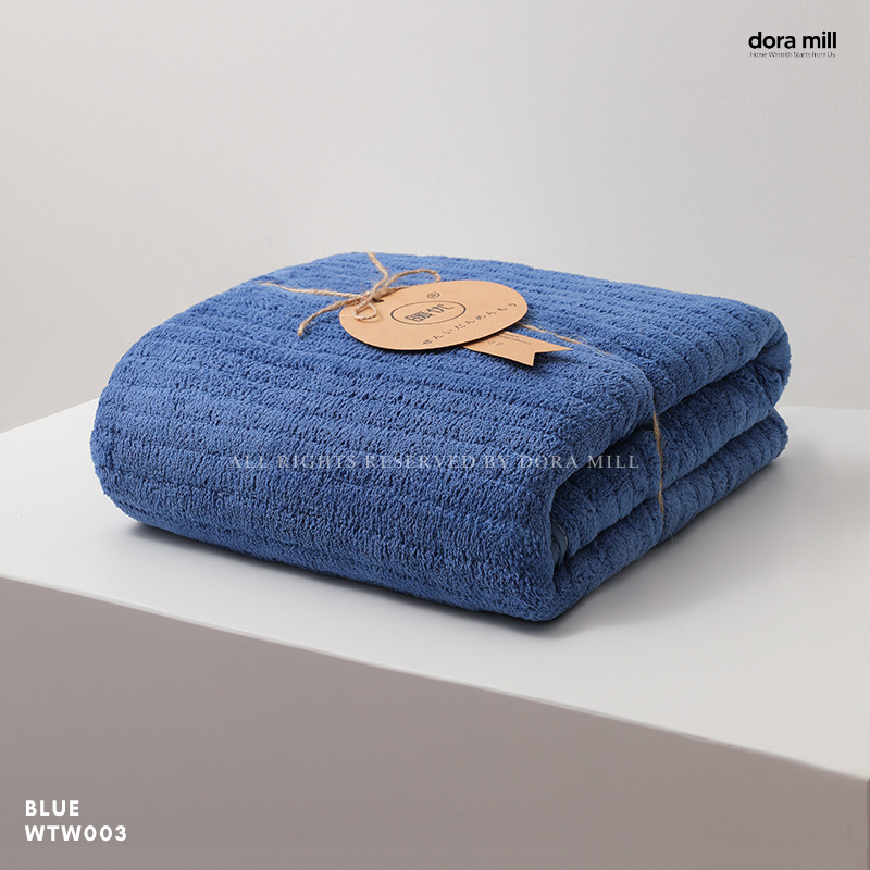 Dora Mill Soft Microfiber Coral Velvet Bath Towel -   Suitable for Children and Adult / Quick Drying & Strong Absorbent #WTW