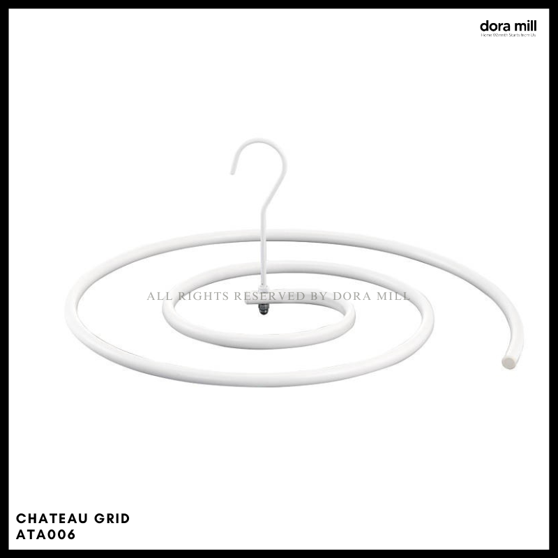 Penyangkut Cadar Lingkaran Dora Mill – Penyusun Pakaian/Cadar Tempat Tidur Mudah Digantung &amp; Jimat Ruang #HHA