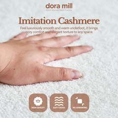 Dora Mill Cartoon Home Decor Imitation Cashmere Floor Mat - Living Room/Bathroom Cartoon Velvet Carpet #WCN