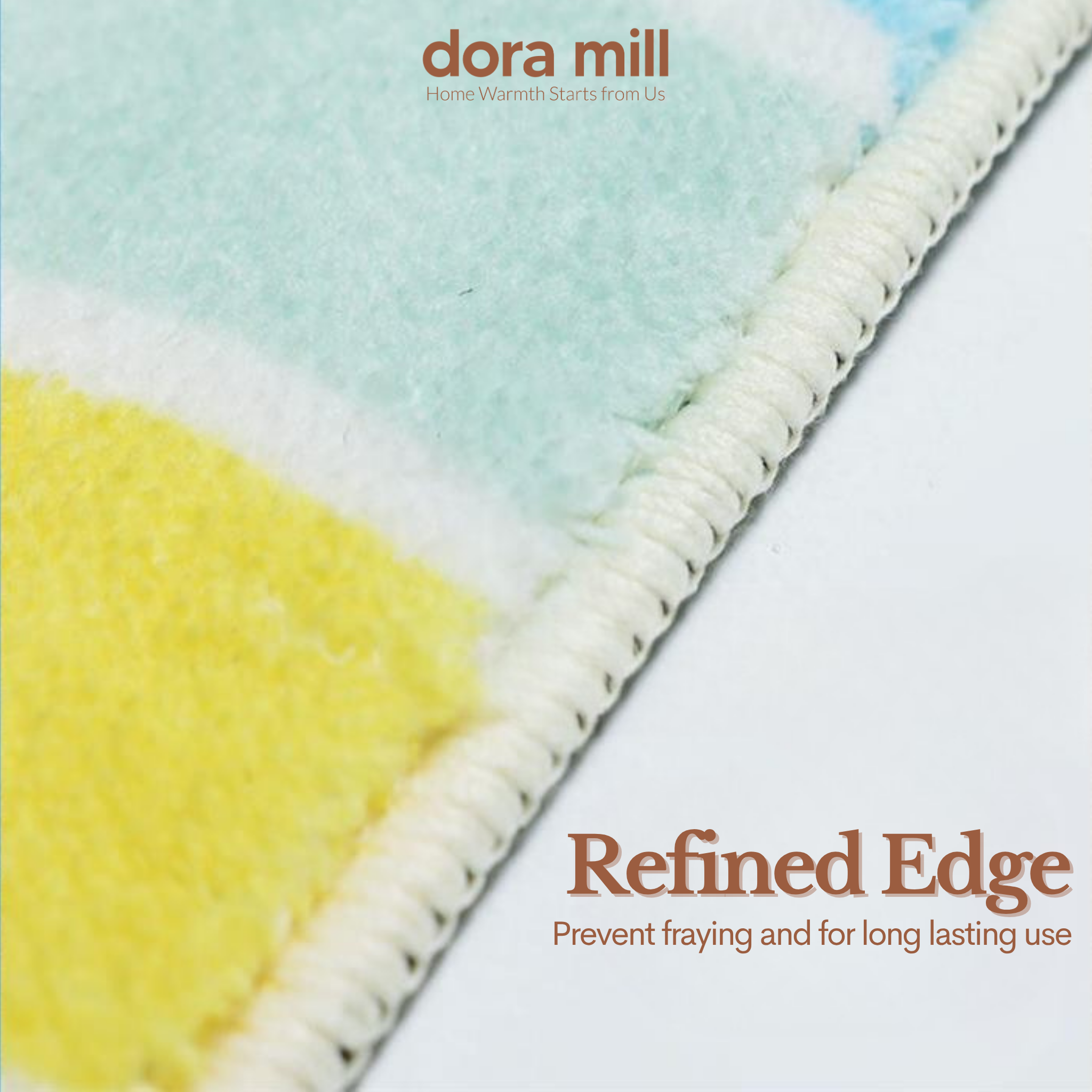 Dora Mill Cartoon Home Decor Imitation Cashmere Floor Mat - Living Room/Bathroom Cartoon Velvet Carpet #WCN