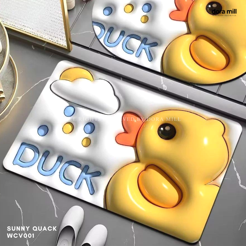 Dora Mil 3D Cartoon Bathroom Non Slip  Diatom Mud Floor Mat/Carpet – Anti Slip & Quick-Dry Comfort Carpet #WCV