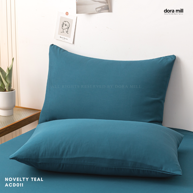 Dora Mill Plain Series Aloe Cotton Pillow Case – Soft & Skin-Friendly Comfort #ACD